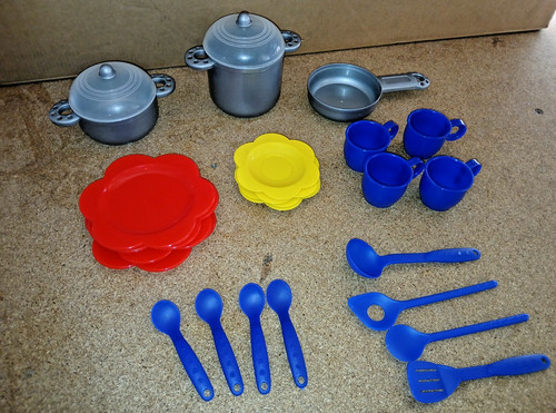 Geschirr set für - für, spielküche